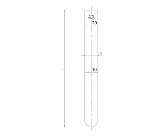 旭製作所 ダーラム発酵管 1個 4706-75