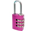 ABUS ナンバー可変式南京錠　145-20　ピンク 1個 145-20-PI