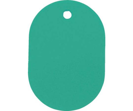 トラスコ中山 小判札　小　45X30mm　5枚入　緑 1パック(5枚入) TKFS-GN