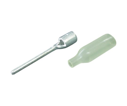 トラスコ中山 絶縁キャップ付棒型裸圧着端子長さ32.5 (10個入) 1パック(10個入) T-TC5.5-21ST-C