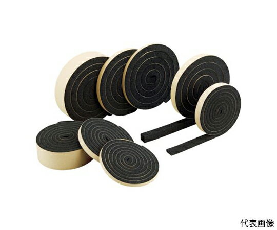 トラスコ中山 気密防水パッキンテープ 15mm×15mm×2m 1巻 TWST-1515