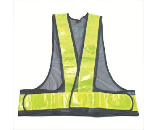 ミドリ安全 安全ベスト　ネイビーXイエロー 1着 K-1V