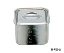 スギコ 18-8目盛付浅型角キッチンポット(フタ付) 1個 SH4215