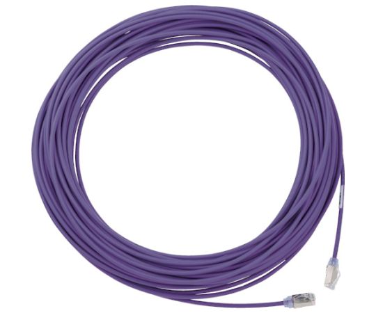 パンドウイットコーポレーション カテゴリ6A細径シールドパッチコード 10m 紫 1本 STP28X10MVL