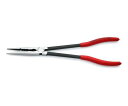 KNIPEX ロングノーズプライヤー(ストレート) 280mm 1丁 EA537L-21