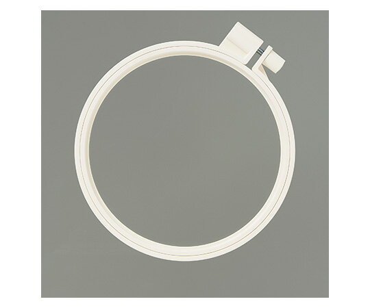 クロバー カラフル刺しゅう枠　アイボリー　(12cm) 57262 1個