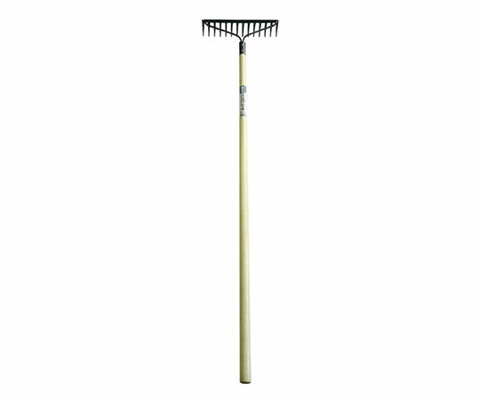 ●刈草、敷きわら集めに最適。●落ち葉かき、土ならしに最適■仕様●全長：1560mm●先巾：360mm●頭部長さ：90mm●重量：1420g●コード番号：4344396