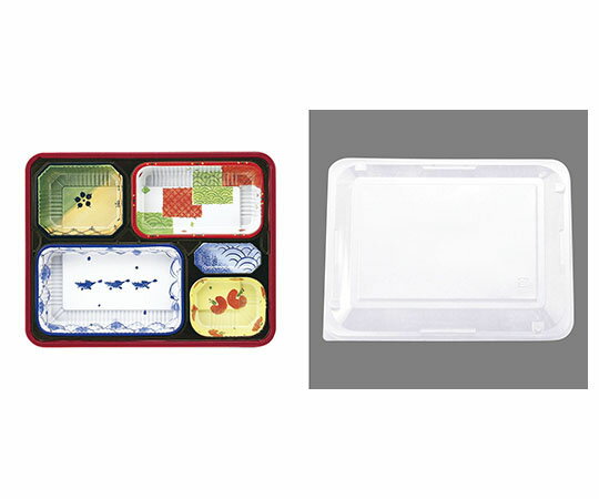 【おまとめお得な2個セット】アヅミ産業 ワンウェイ耐熱お弁当容器(50セット入) T-90-70-B 1ケース(50セット入)