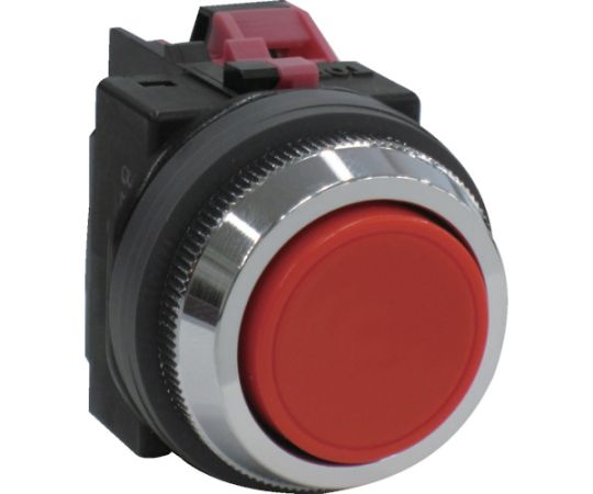 IDEC 平形押しボタンスイッチ　赤 ABN101R 1個