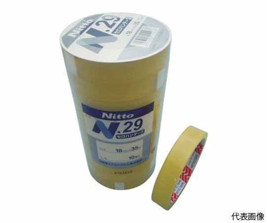 日東電工 セロハンテープ No.29NEW 18mm×35m（10巻入） NO29-18 1パック(10巻入)