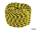 トラスコ中山 トラロープ 3つ打 7.5×20m TTR-7.5-20 1巻