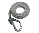 まつうら工業 親綱(介錯)ロープ 片側大口径フック付 16mmφ×10m OTKSR-1610WH 1本