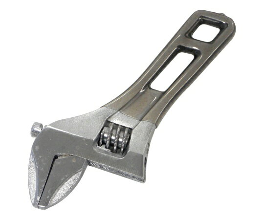 ●軽量でワイド開口のショートモンキーレンチ。■仕様●開口長：34mm●呼びサイズ：150mm●焼入れ硬度：HRC40°〜48°●注意●▼モンキーレンチの口をボルトの2面にしっかり合わせて、奥の方でくわえて廻してください。●▼ハンマー代わりに使用しないでください。●▼パイプ等を接続するなどの無理な使用はしないでください。●▼電気工事など電気の流れている所には使用しないでください。●▼割れ・欠け・摩耗・変形などの異常が認められた場合は使用しないでください。
