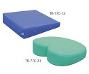 高田ベッド カラー胸当てマクラ 幅35×奥行37×高さ4/10cm ライトグリーン TB-77C-12 1個(3)