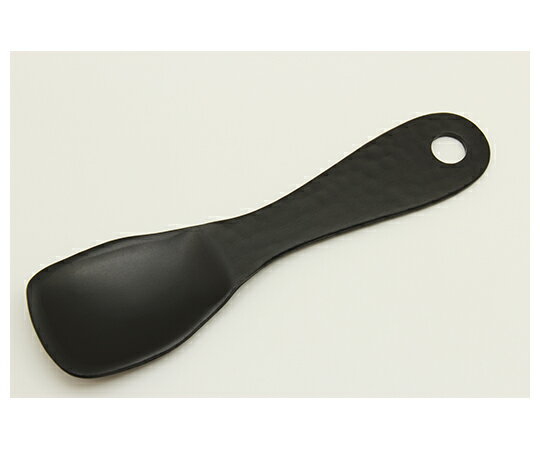 アイデアセキカワ アルミ　アイスクリームスプーン　槌目　ブラック 11910005 1個