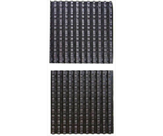 和気産業 ハイパー防振ゴムマット　10×100×100mm　2枚入 EGH-004 1袋(2枚入)