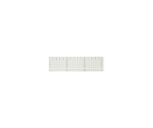 ウチダ 方眼カッティング定規　滑止付　15cm 014-0167 1本