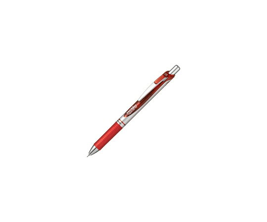 Other - ぺんてる エナージェル　0.5　軸色：シルバー　インク色：赤　10本 BLN75Z-B-10 1箱(10本入)