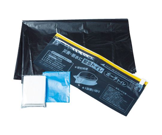 トラスコ中山 持ち運び携帯トイレ　大・小兼用　3回分セット入 KTOIDS-3S 1個／セット