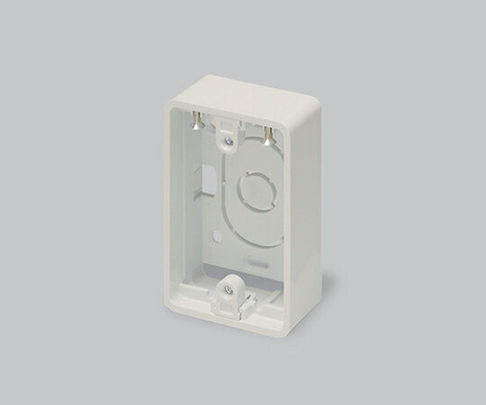 マサル工業 ニュー・エフモール付属品　露出ボックス　1個用　超浅型　ミルキーホワイト SFBTA13 1個