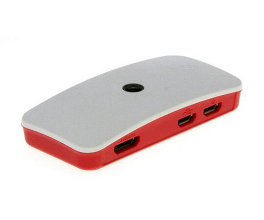 Raspberry　Pi Raspberry　Pi　Zero/Zero　W用ケース　赤/白 RASZEROCASE 1個