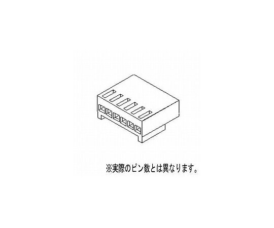 日本モレックス 2.5mmピッチ電線対基板用ハウジング極数8（10個入） 5051-08*10 1袋(10個入)
