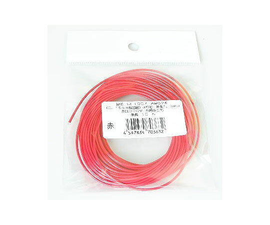 サンコー（精密・OA機器） UL1007電線　赤　AWG26　1.3mm　10m（±2％） UL1007アカ...