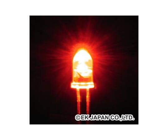 EK　JAPAN 高輝度LED（赤色・3mm・5個入） LK3RD 1袋(5個入)