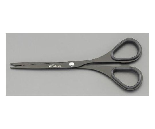 エスコ はさみ(スリム/フッ素コート/ステンレス製) 140mm EA540B-35 1本