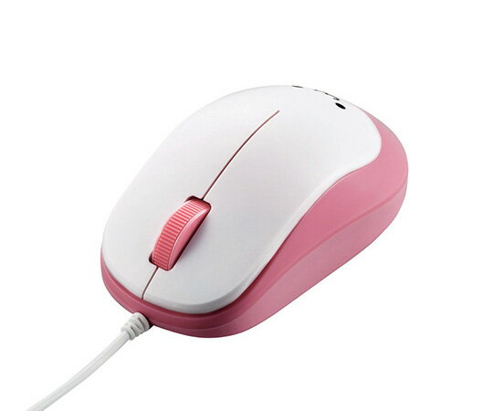 エレコム 3ボタンBlueLED有線マウス　ピンク M-Y8UBPN 1個