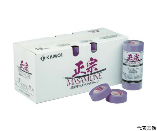 カモ井加工紙 マスキングテープ建築塗装　（5巻入） MASAMUNEJAN-24 1パック(5巻入)