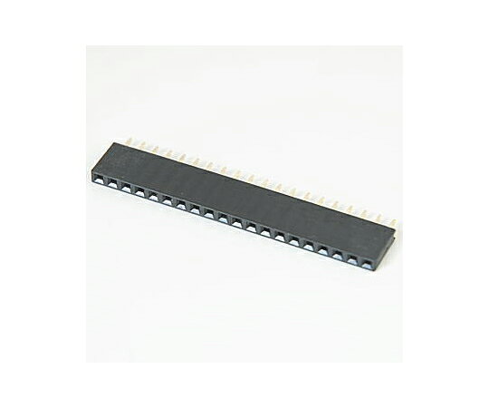 ●2.54mm（0.1inch）ピッチのピンソケット20ピンです。●コネクタの形態：ストレート●列数：1列●ピン数：20ピン●ソケット高：8.42mm●ピッチ：2.54mm●定格電圧：DC500V●定格電流：1.0A●使用温度範囲：-55℃〜+105℃●入数：1個■仕様