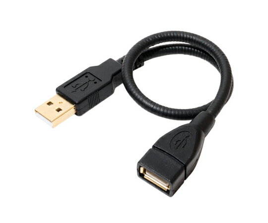 ߥ襷 ե쥭֥USBĹ֥롡0.3m֥å USB-EX23BK 1