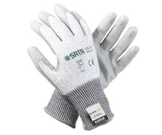 SATA PU耐切創　耐摩耗グローブ　L SF-0712 1双