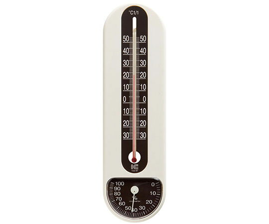 アイシー サーモ500　温湿度計　ブラウン 1個