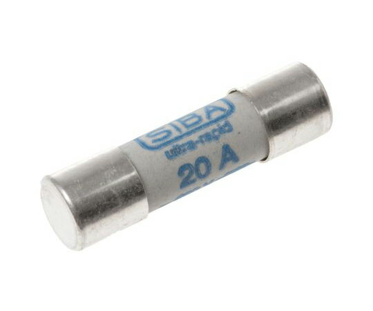 SIBA （シバ）　セラミック管ヒューズ　20A　10x38mm　700V　ac 50-179-06/20A 1袋(5個入)