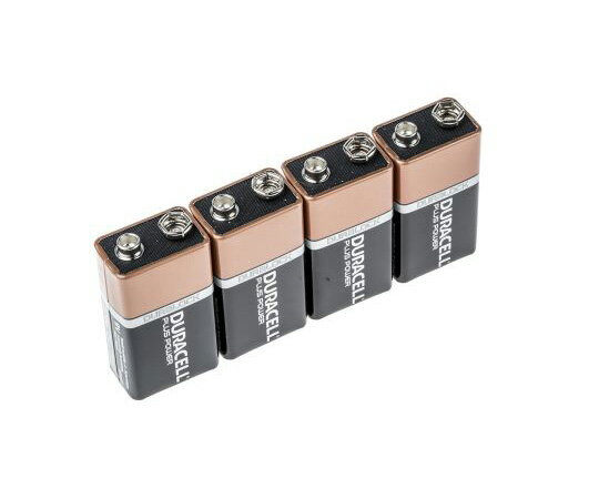 Duracell 9V形電池　アルカリ乾電池　PP3 MN1604 1袋(4個入)