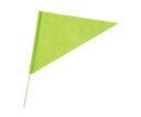 アーテック 三角旗　不織布　黄緑 3