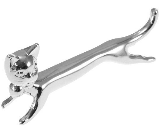 その他 ナイフレスト　ネコ　シルバー　亜鉛合金 1945710 1個