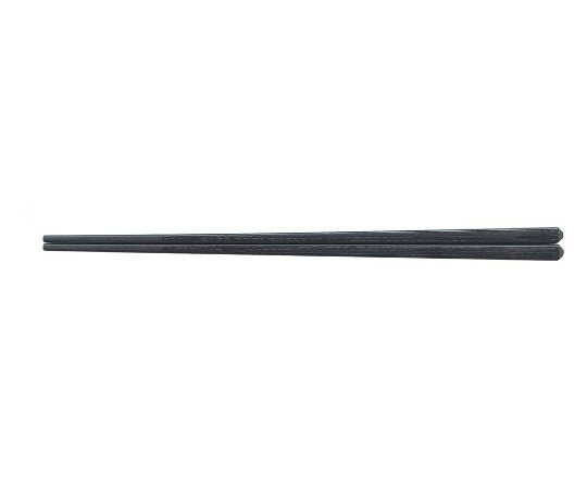 SPS樹脂箸　えびす四角　21.8cm　黒 44