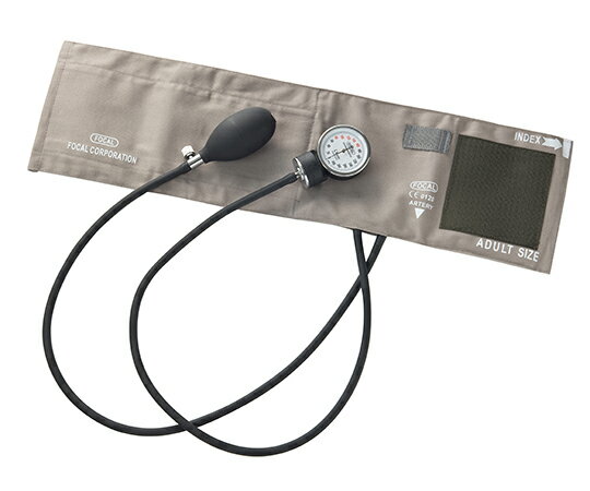 【訳あり特価品】フォーカルコーポレーション アネロイド血圧計　ラテックスフリー　イージーリリースバルブ　コットンカフ FC-100V ERV CC 1台