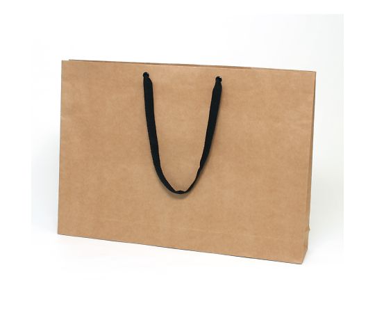 HEIKO 手提げ紙袋　ファッションバッグ　LL　未晒無地　10枚 1パック(10枚入) 006470510