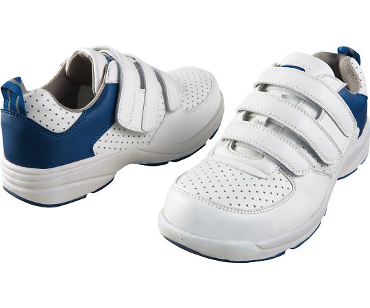WHISEL（自重堂） Sシューズ　マジック　ホワイト×ブルー　26.5cm 1足 S8052R