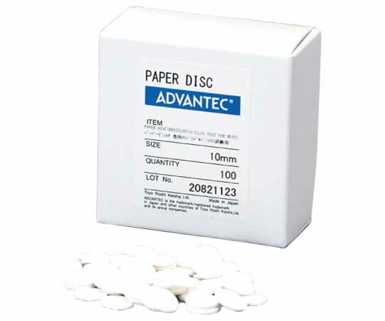 ADVANTEC ペーパーディスク(食肉のベンジルペニシリン試験用) 1箱(100枚入) 49007010
