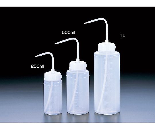 サンプラテック サンプラR 丸型洗浄瓶（広口タイプ） 250mL 1本 02117