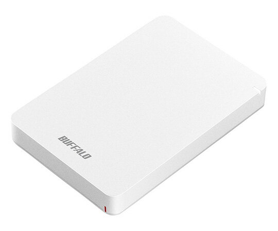 BUFFALO USB3.1（Gen.1）対応　耐衝撃ポータブルHDD　2TB　ホワイト 1個 HD-PGF2.0U3-BWHA