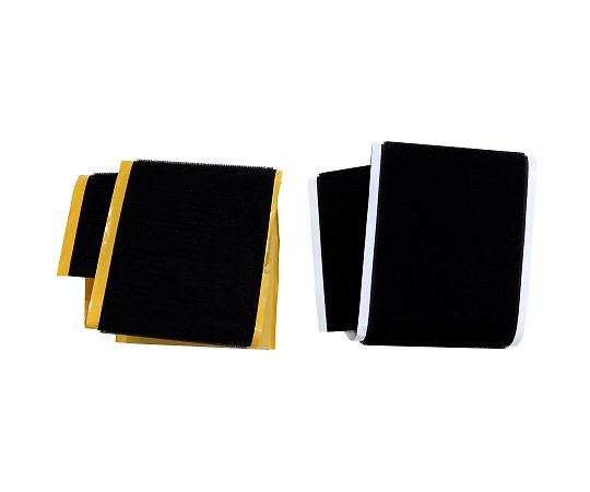 和気産業 強力面ファスナー　バリバリテープ　粘着付　100×500mm　黒 1セット(2組入) BR011