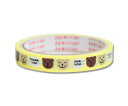 セキスイ 柄セロテープ 15×25 シナモンベア 1巻 1巻 001601904(4)