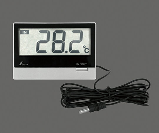 シンワ測定 デジタル温度計　Smart　B　室内・室外　防水外部センサー 1個 73117