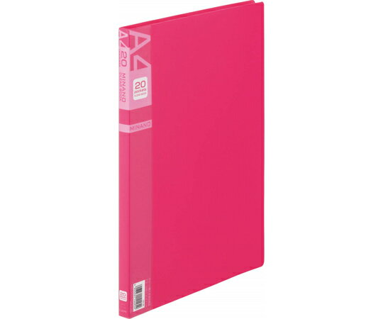 ライオン事務器 クリアーブック　ミナノ　レッド 1冊 CR-20M